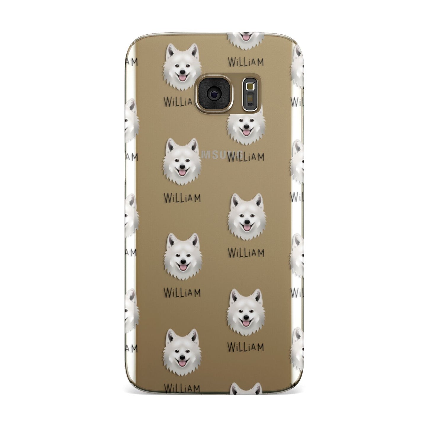 Japanese Spitz Icon with Name Samsung Galaxy Case