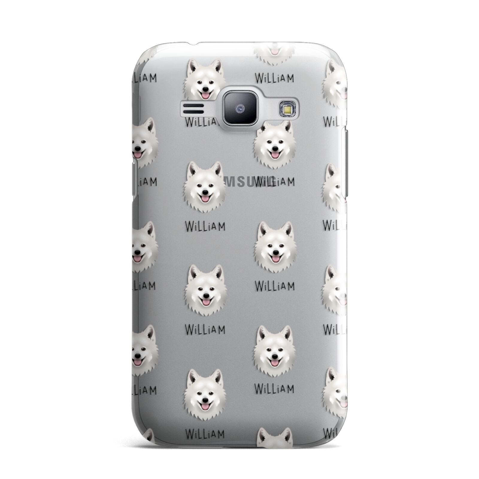 Japanese Spitz Icon with Name Samsung Galaxy J1 2015 Case