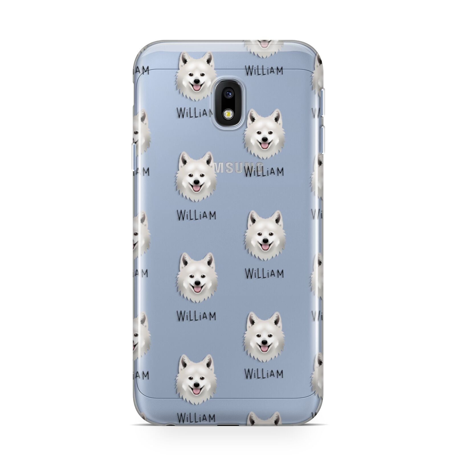 Japanese Spitz Icon with Name Samsung Galaxy J3 2017 Case