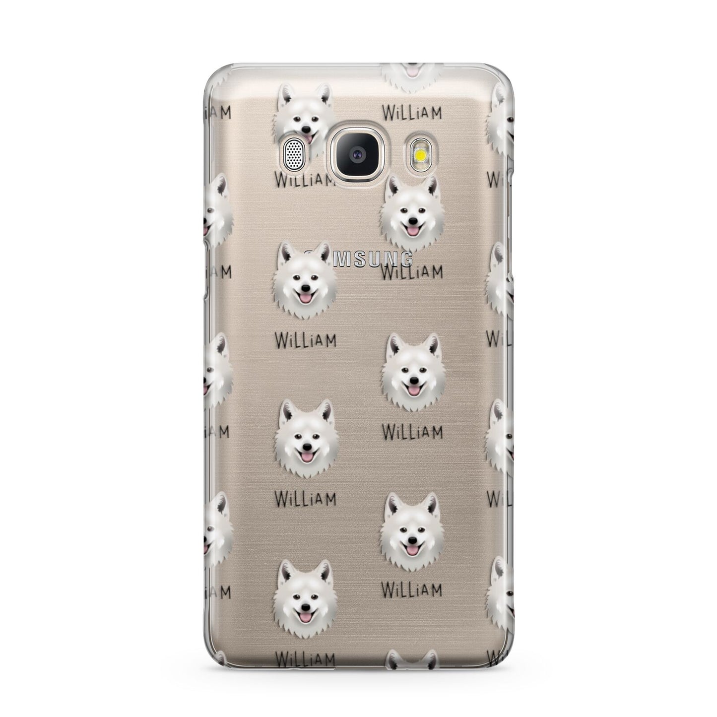 Japanese Spitz Icon with Name Samsung Galaxy J5 2016 Case