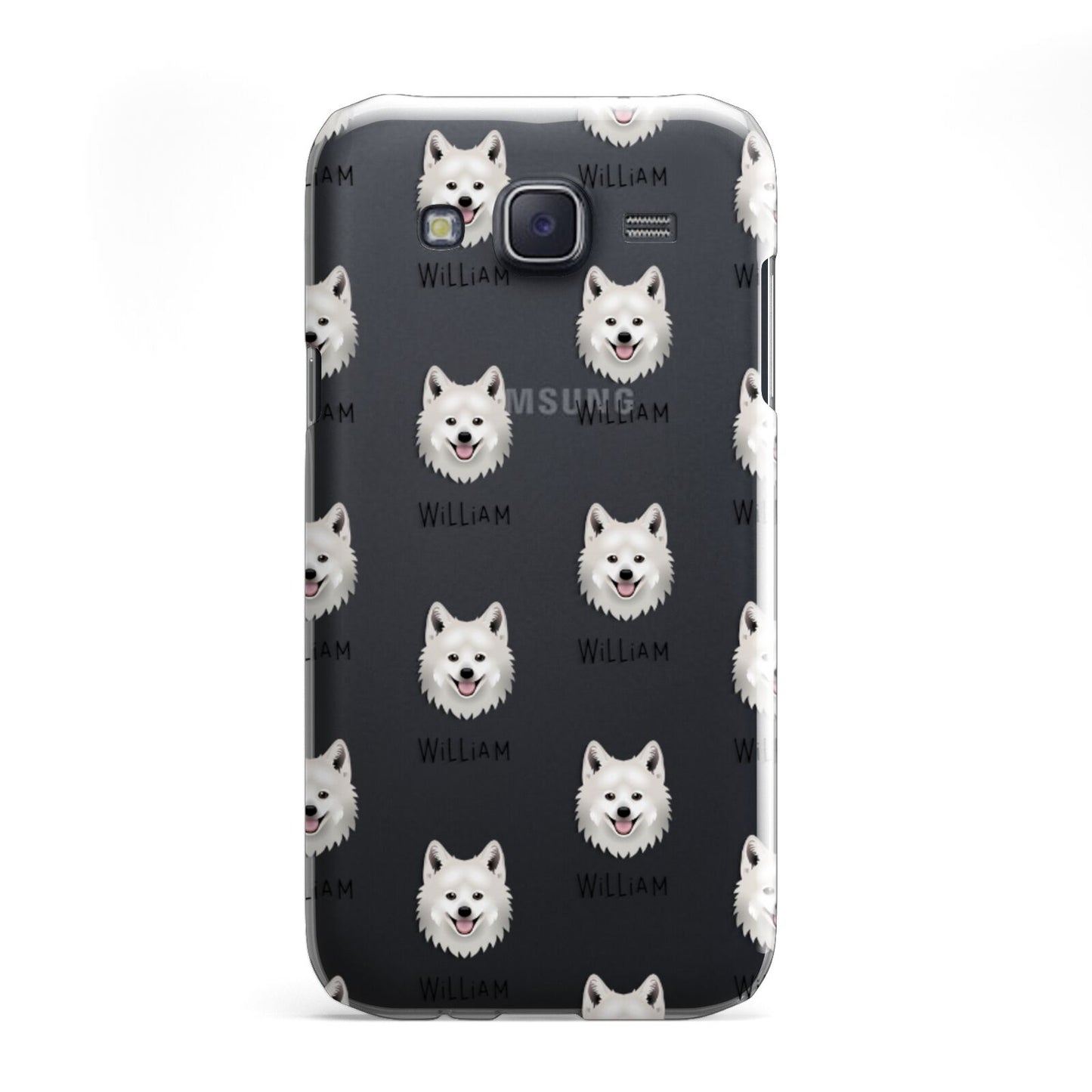 Japanese Spitz Icon with Name Samsung Galaxy J5 Case