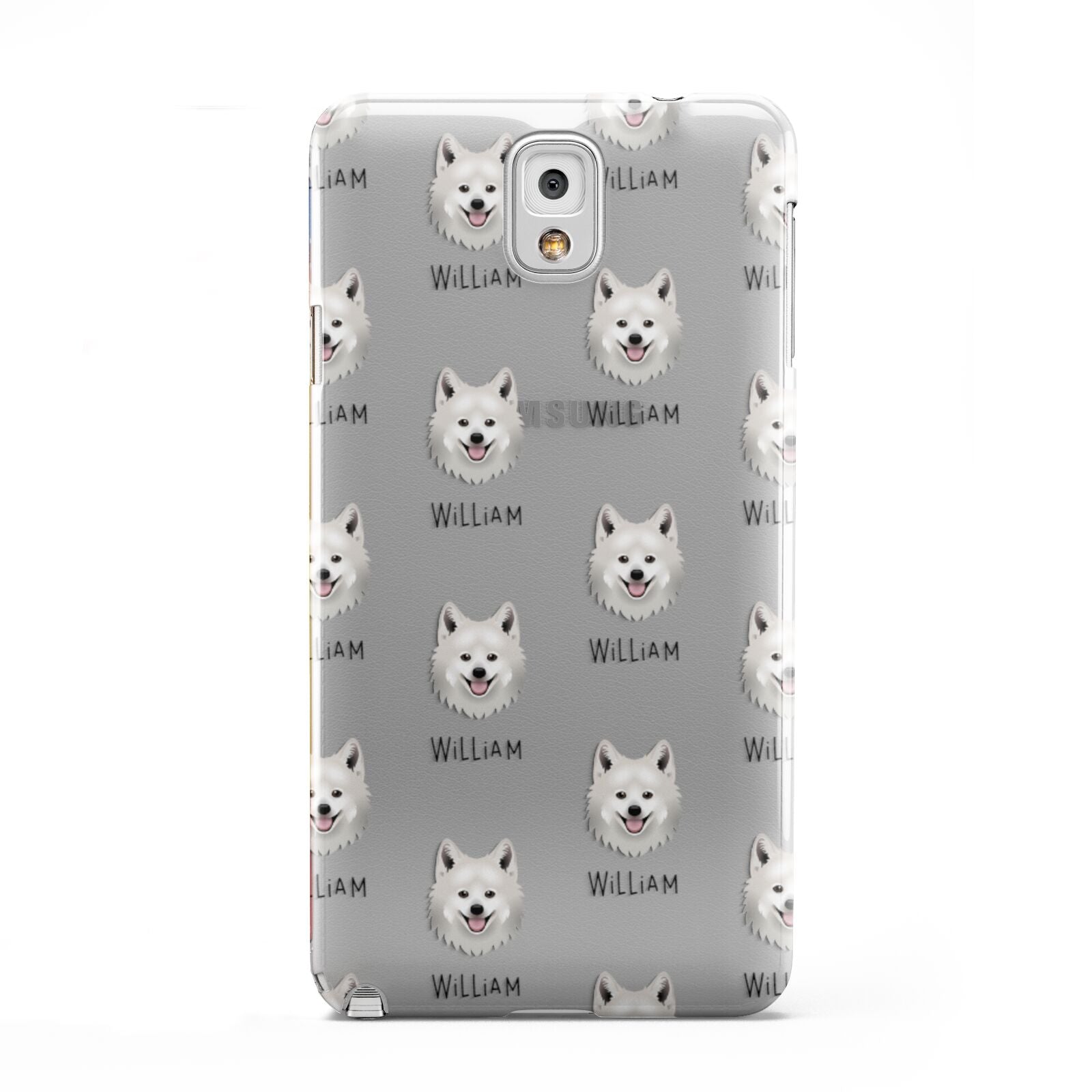 Japanese Spitz Icon with Name Samsung Galaxy Note 3 Case