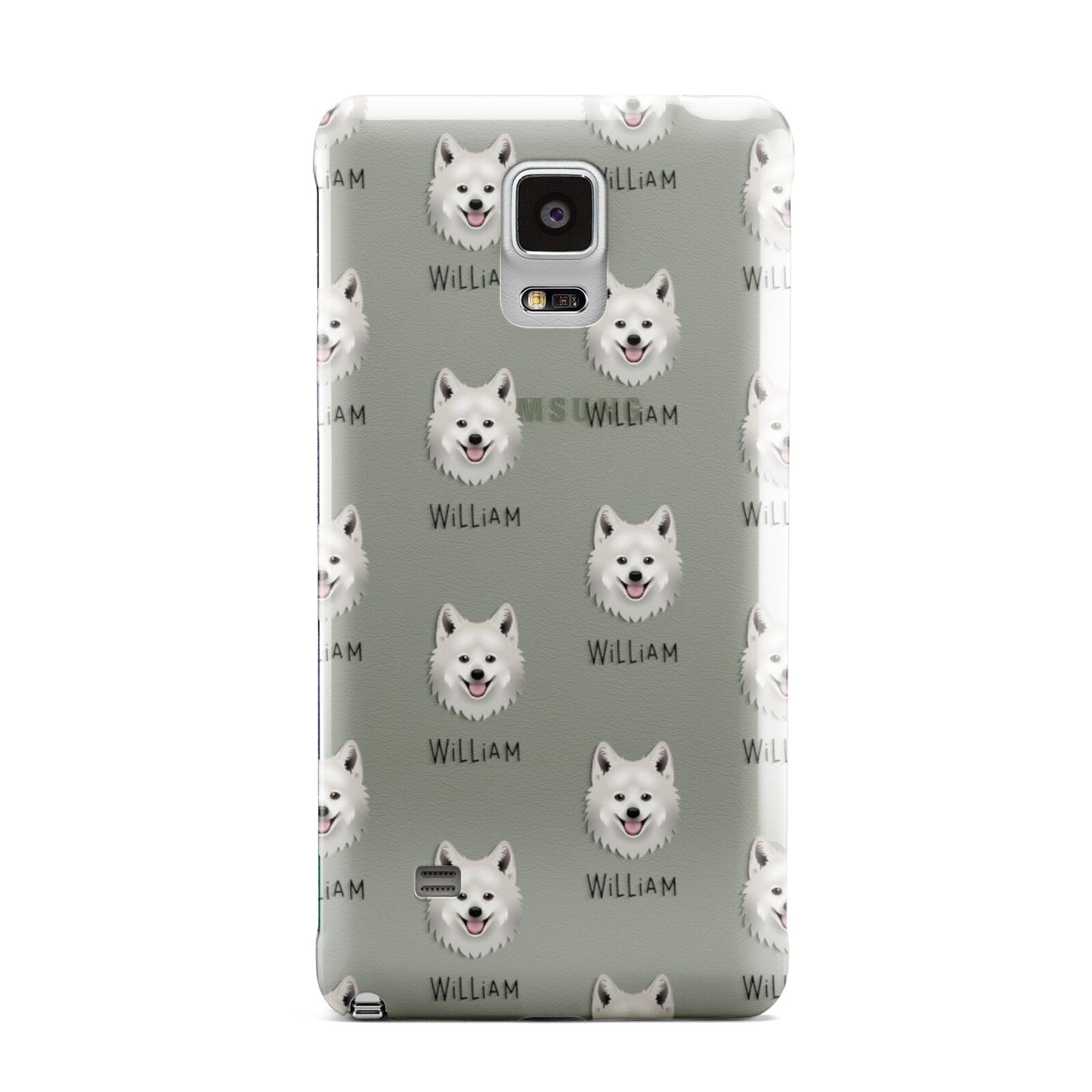 Japanese Spitz Icon with Name Samsung Galaxy Note 4 Case