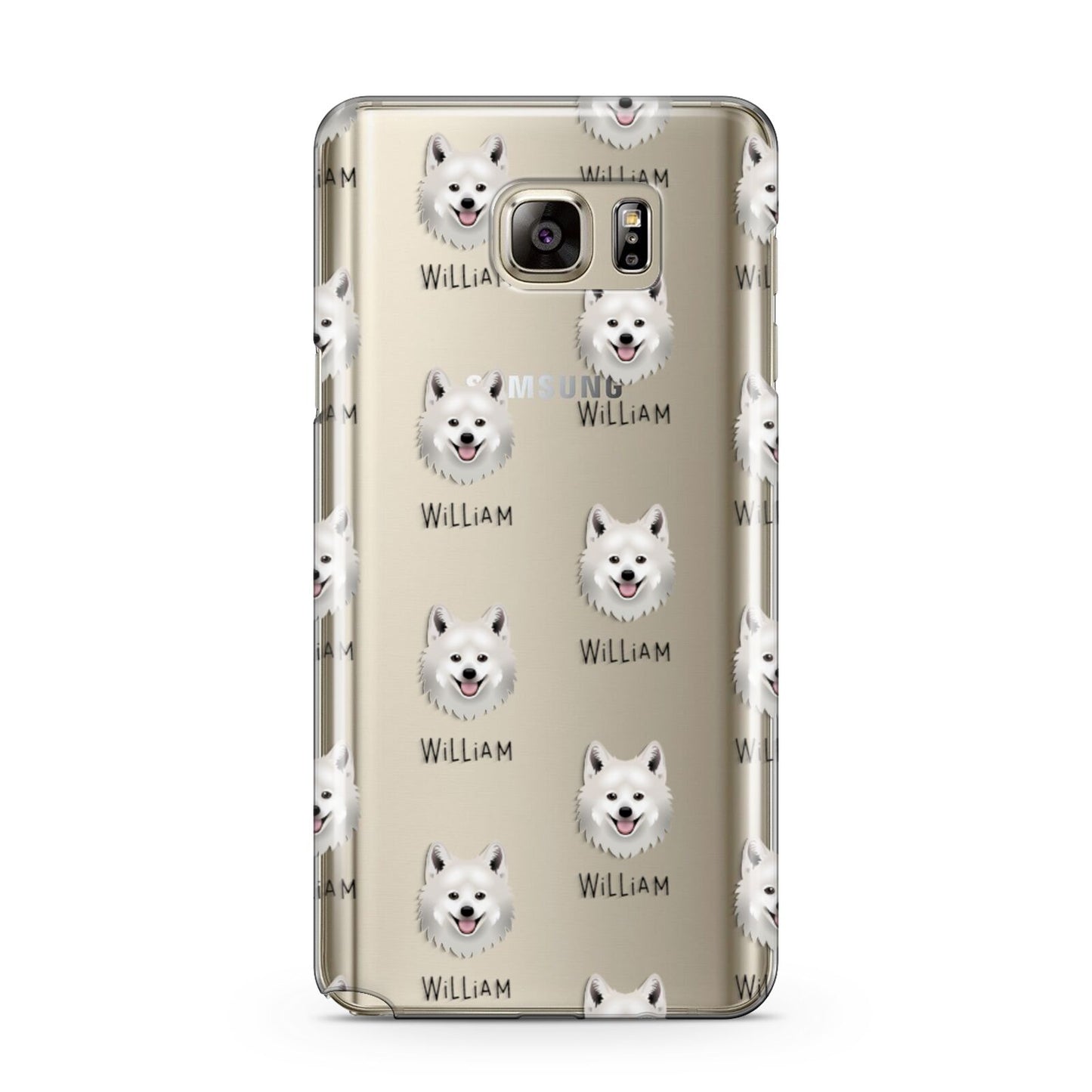 Japanese Spitz Icon with Name Samsung Galaxy Note 5 Case