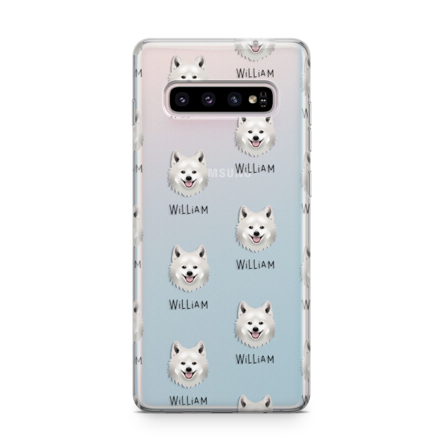 Japanese Spitz Icon with Name Samsung Galaxy S10 Plus Case