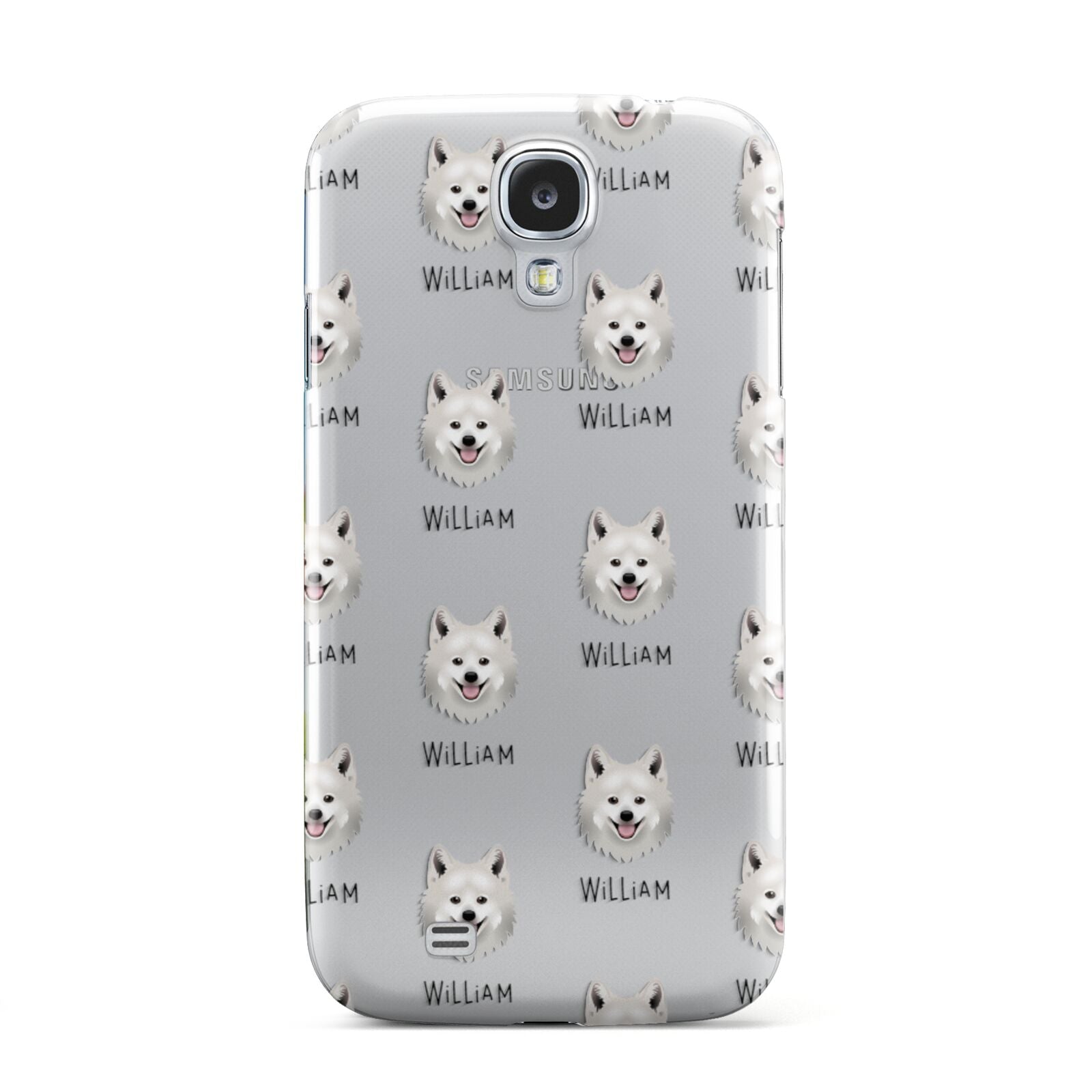 Japanese Spitz Icon with Name Samsung Galaxy S4 Case