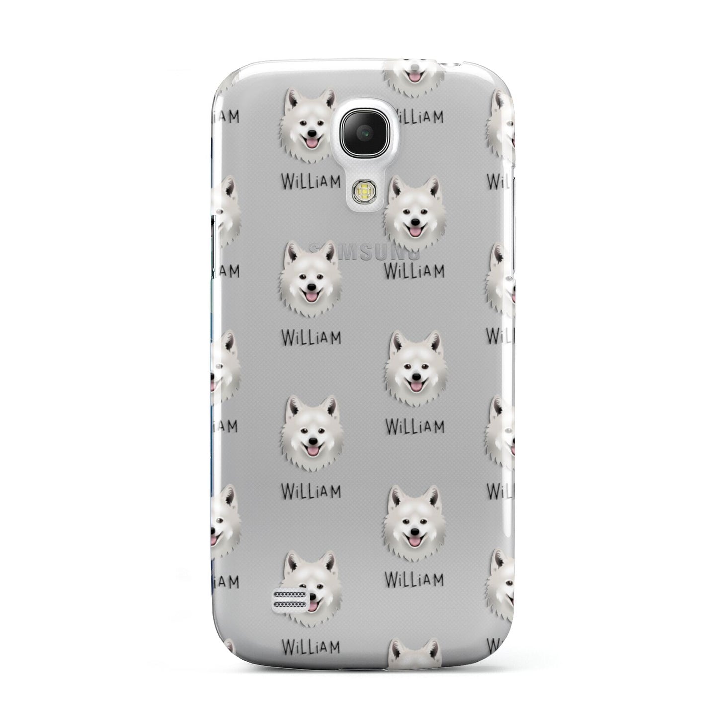 Japanese Spitz Icon with Name Samsung Galaxy S4 Mini Case