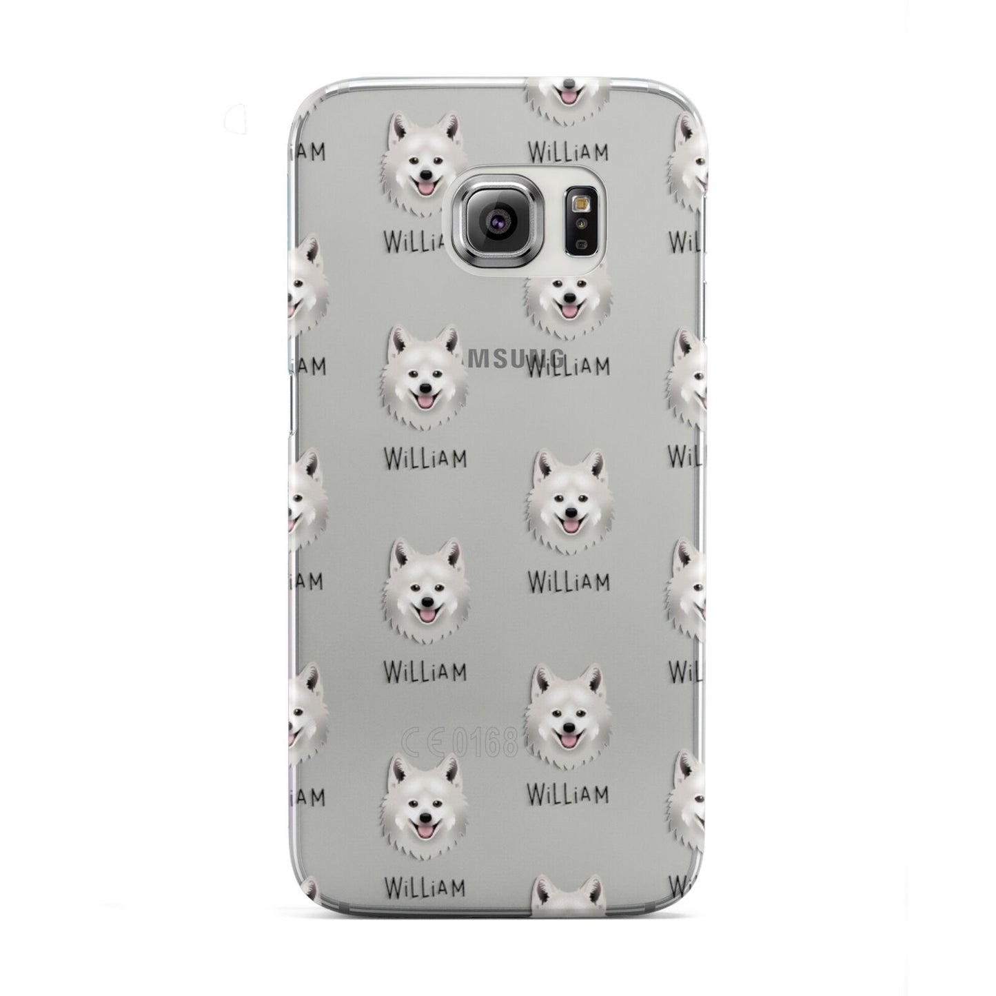Japanese Spitz Icon with Name Samsung Galaxy S6 Edge Case