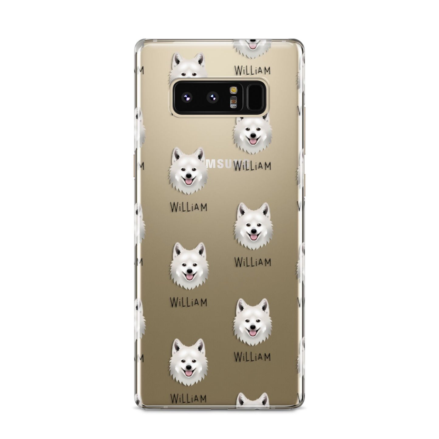 Japanese Spitz Icon with Name Samsung Galaxy S8 Case