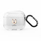 Japanese Spitz Personalised AirPods Clear Case 3rd Gen