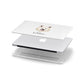 Japanese Spitz Personalised Apple MacBook Case in Detail