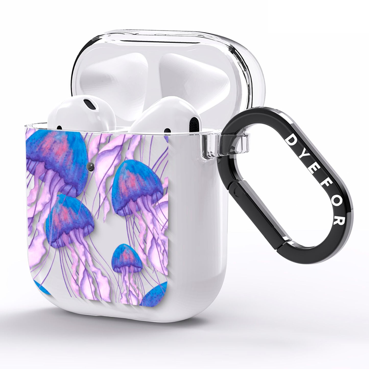 Jellyfish AirPods Clear Case Side Image