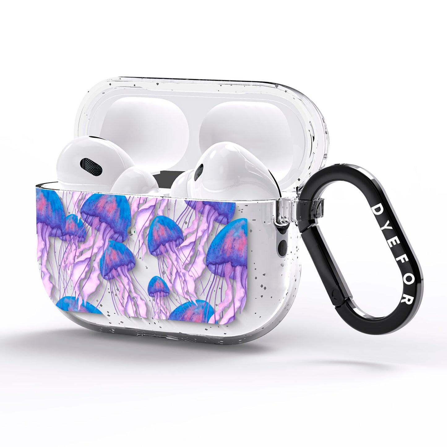 Jellyfish AirPods Pro Glitter Case Side Image