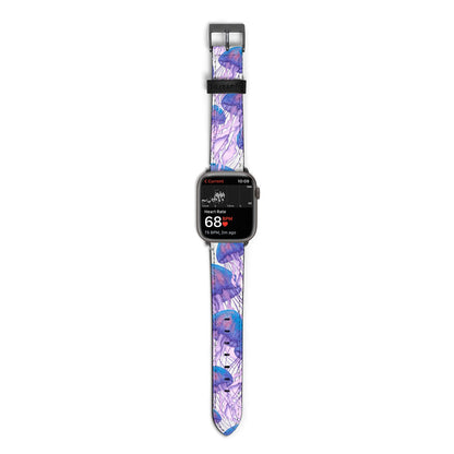 Jellyfish Apple Watch Strap Size 38mm with Space Grey Hardware