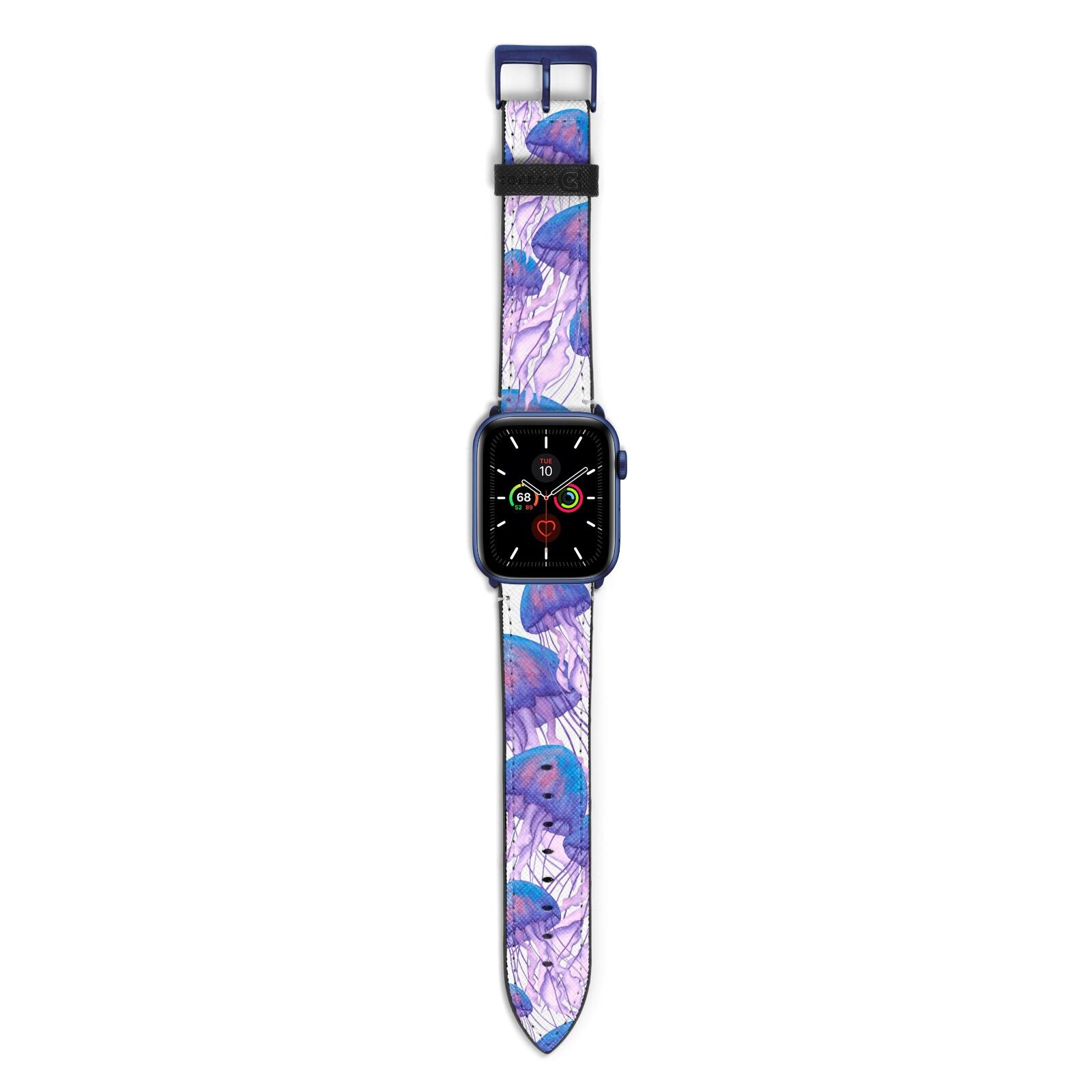 Jellyfish Apple Watch Strap with Blue Hardware