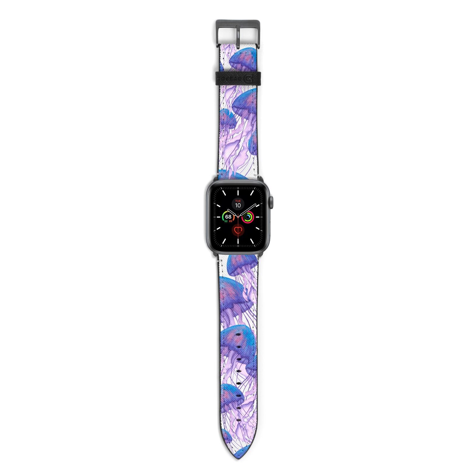 Jellyfish Apple Watch Strap with Space Grey Hardware