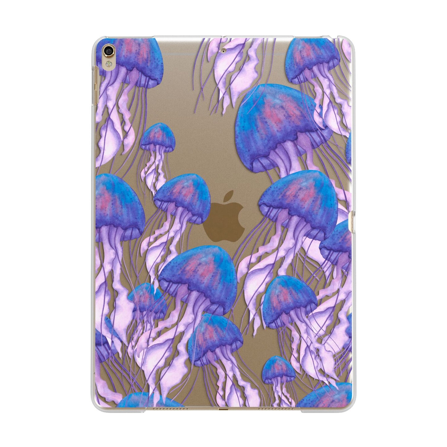 Jellyfish Apple iPad Gold Case