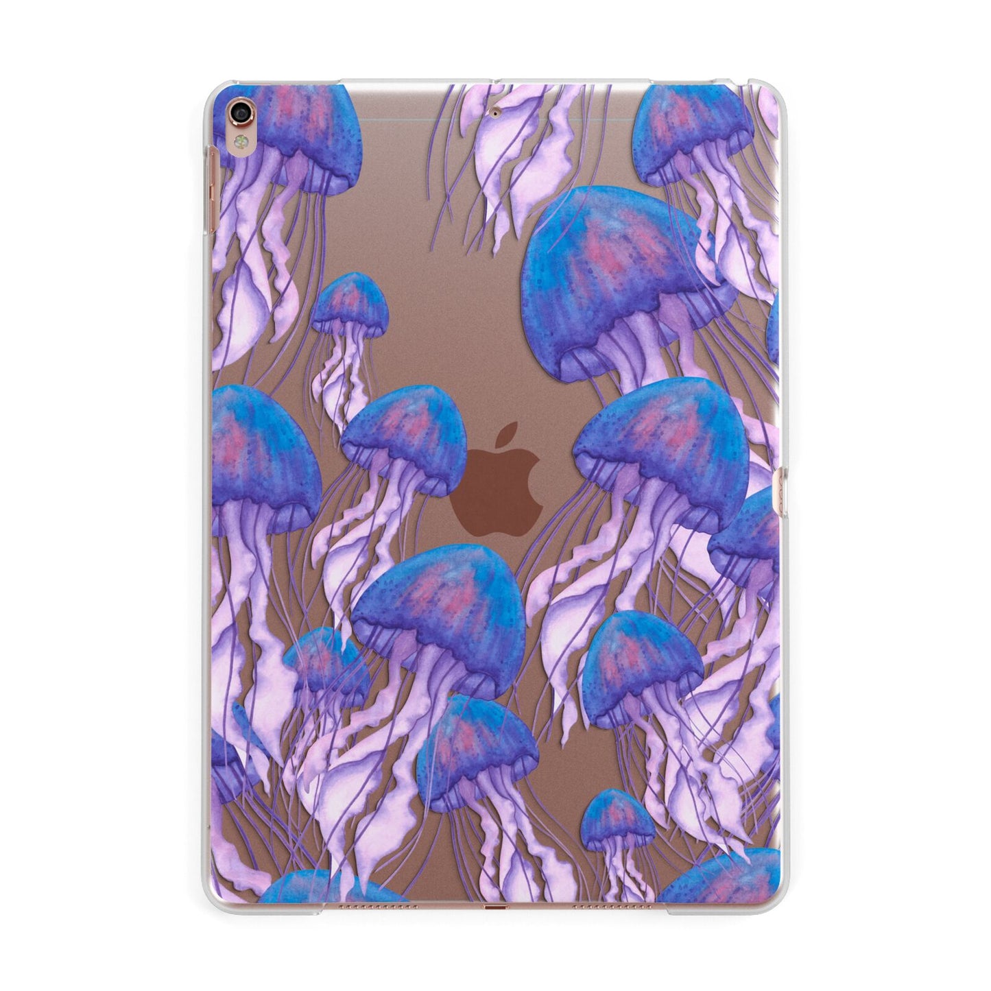 Jellyfish Apple iPad Rose Gold Case