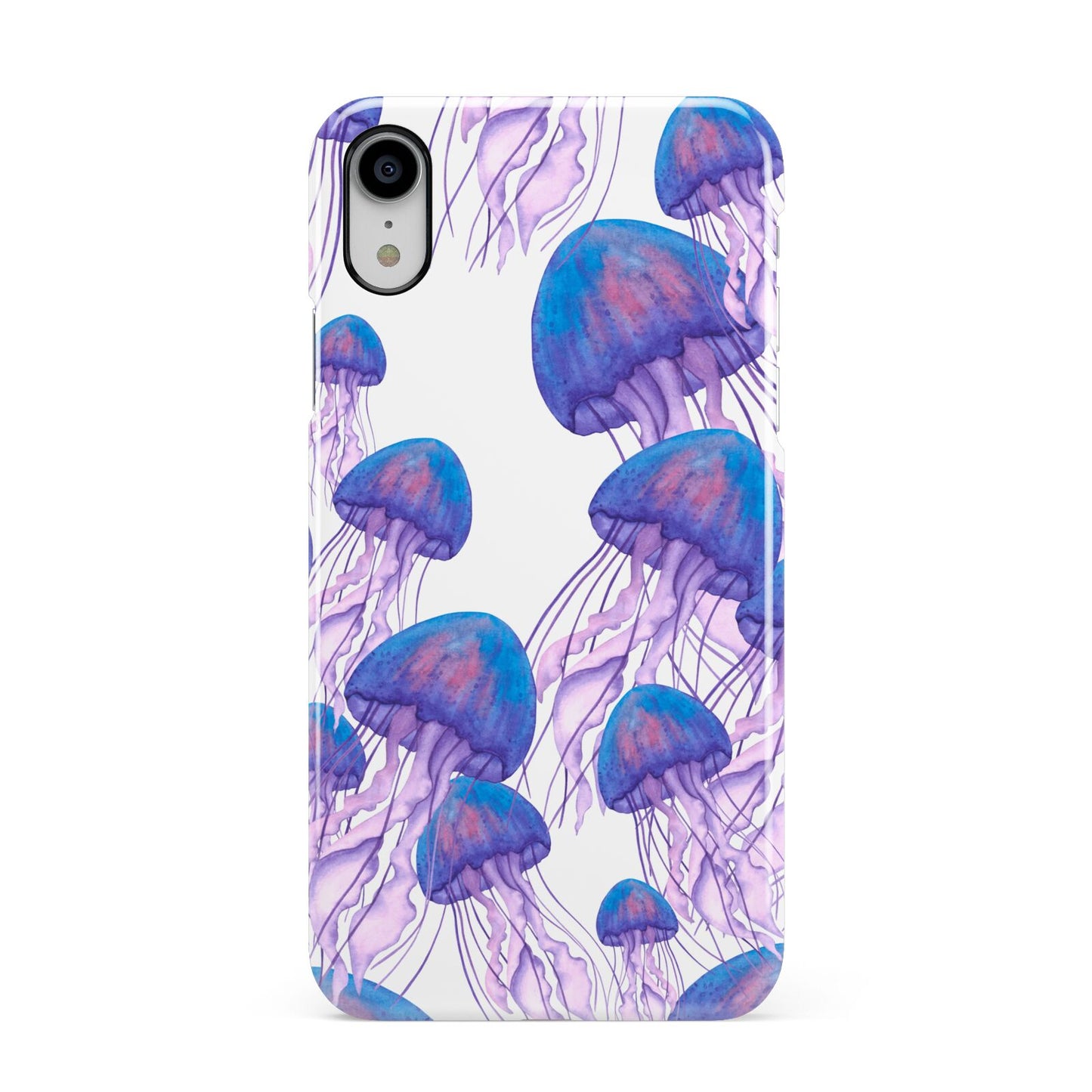 Jellyfish Apple iPhone XR White 3D Snap Case