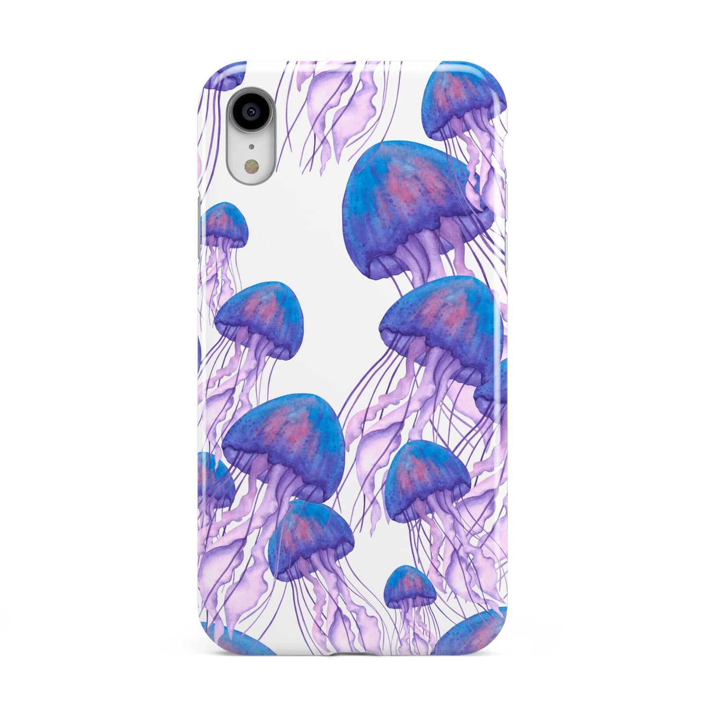 Jellyfish Apple iPhone XR White 3D Tough Case