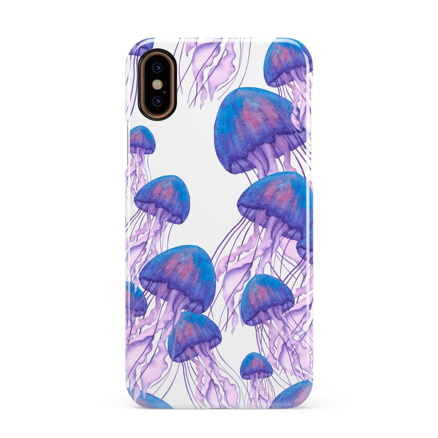 Jellyfish Apple iPhone XS 3D Snap Case