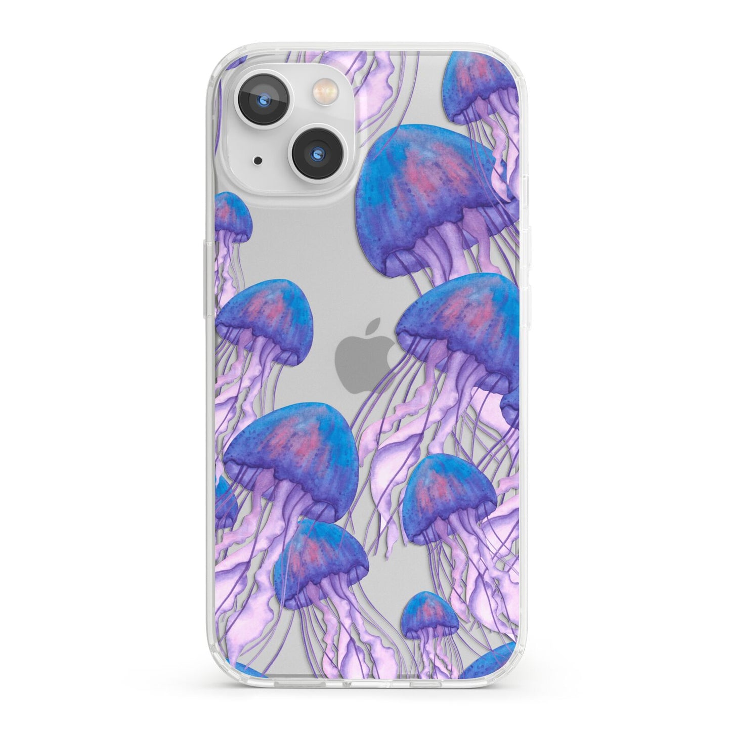 Jellyfish iPhone 13 Clear Bumper Case
