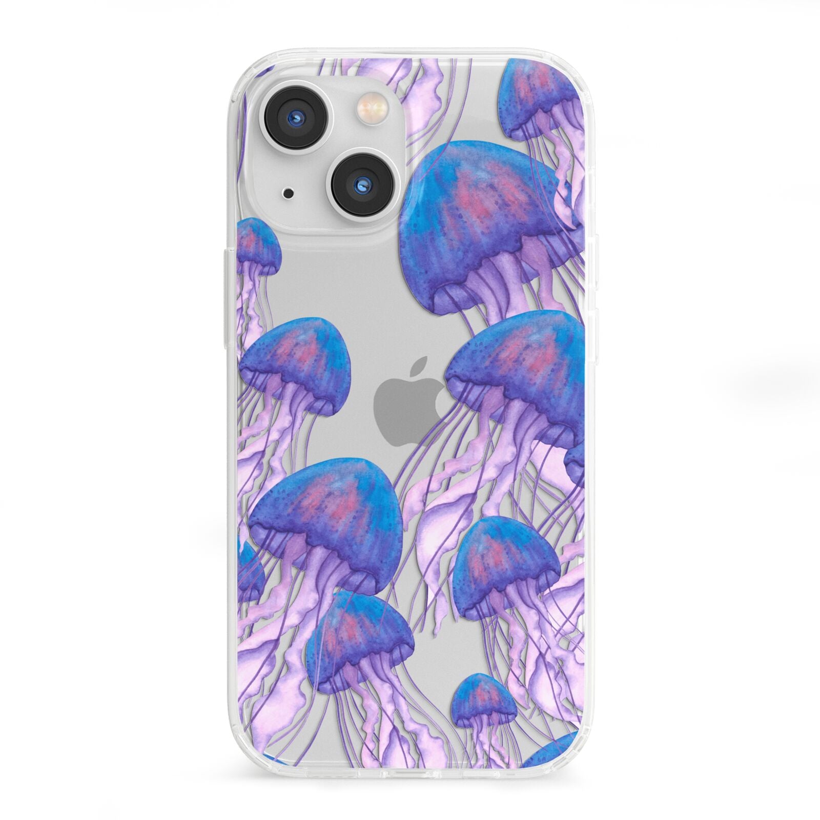 Jellyfish iPhone 13 Mini Clear Bumper Case