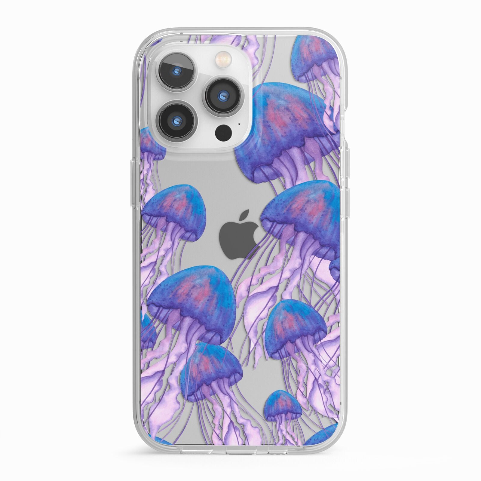 Jellyfish iPhone 13 Pro TPU Impact Case with White Edges
