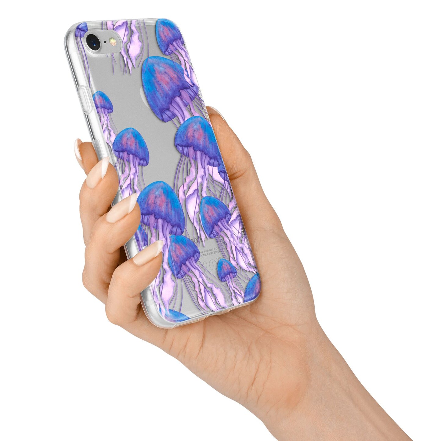 Jellyfish iPhone 7 Bumper Case on Silver iPhone Alternative Image
