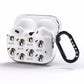 Johnson American Bulldog Icon with Name AirPods Pro Clear Case Side Image