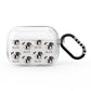 Johnson American Bulldog Icon with Name AirPods Pro Clear Case