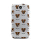 Johnson American Bulldog Icon with Name Samsung Galaxy S4 Case