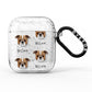 Jug Icon with Name AirPods Glitter Case