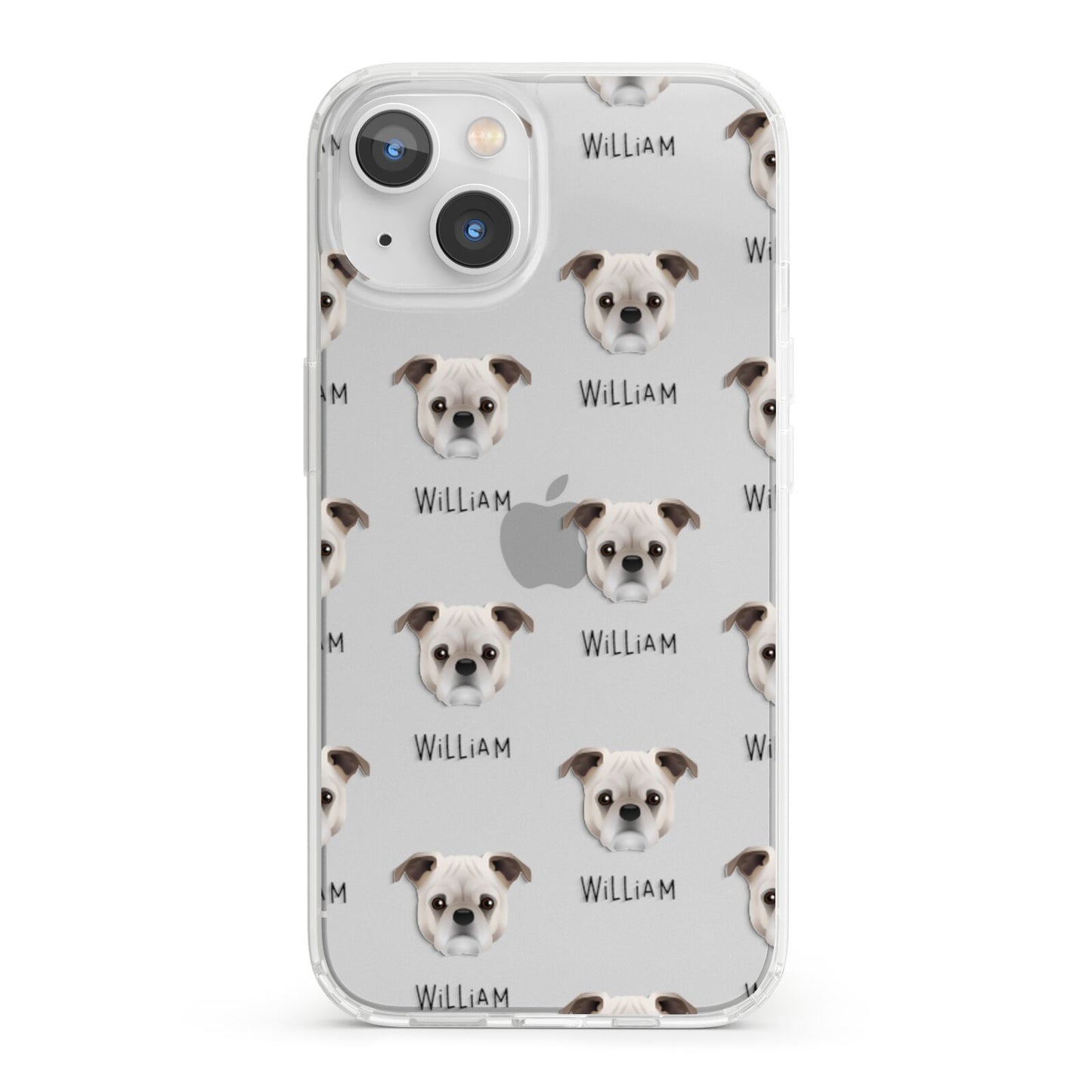 Jug Icon with Name iPhone 13 Clear Bumper Case