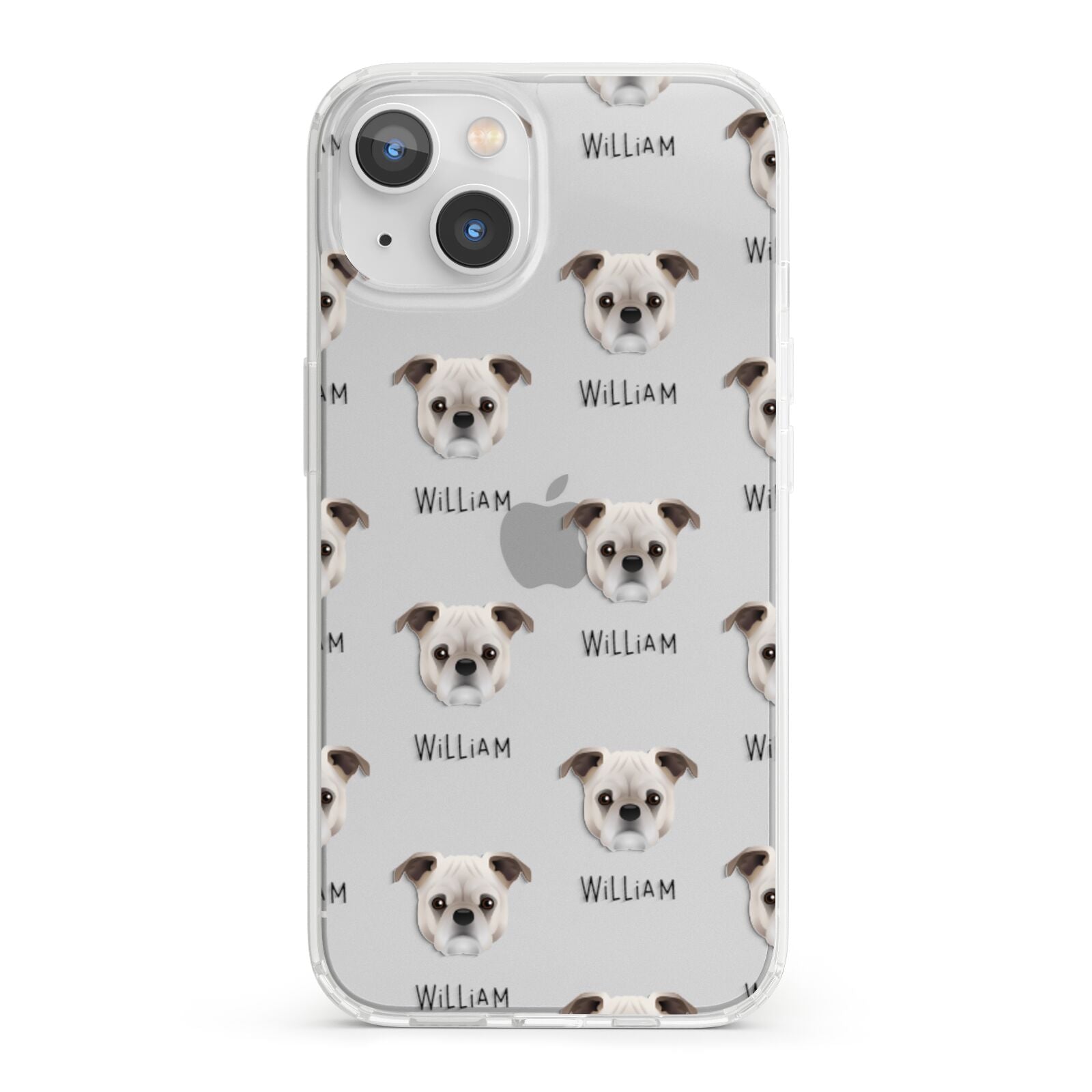 Jug Icon with Name iPhone 13 Clear Bumper Case