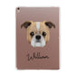 Jug Personalised Apple iPad Rose Gold Case