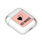 Just Married AirPods Case Laid Flat