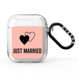 Just Married AirPods Case