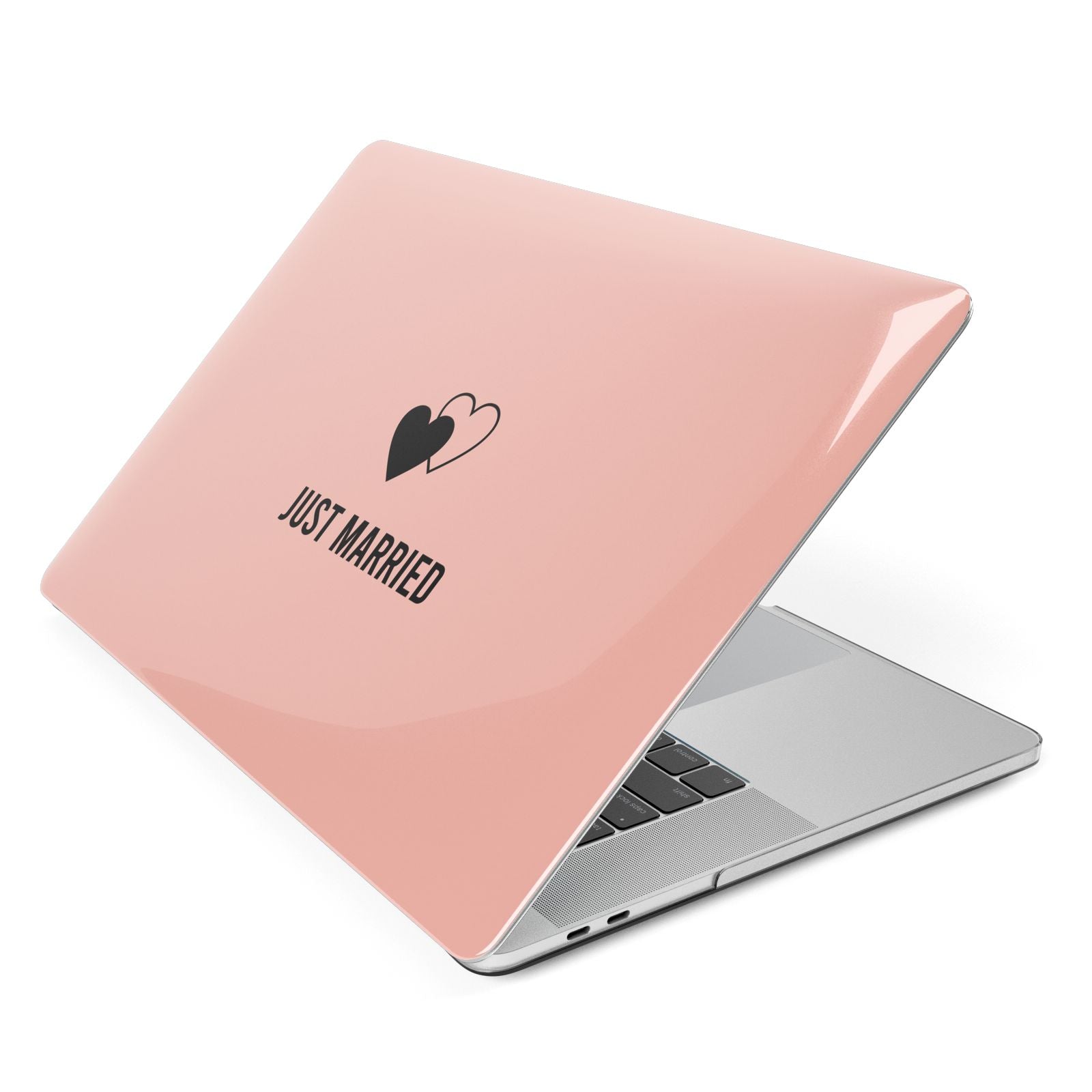 Just Married Apple MacBook Case Side View