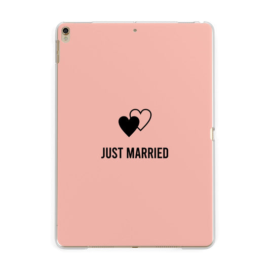 Just Married Apple iPad Gold Case