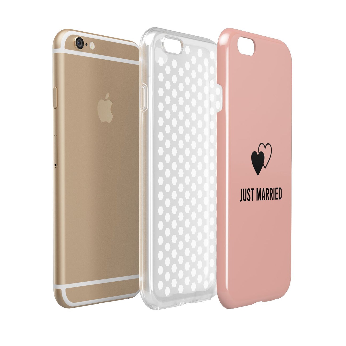 Just Married Apple iPhone 6 3D Tough Case Expanded view
