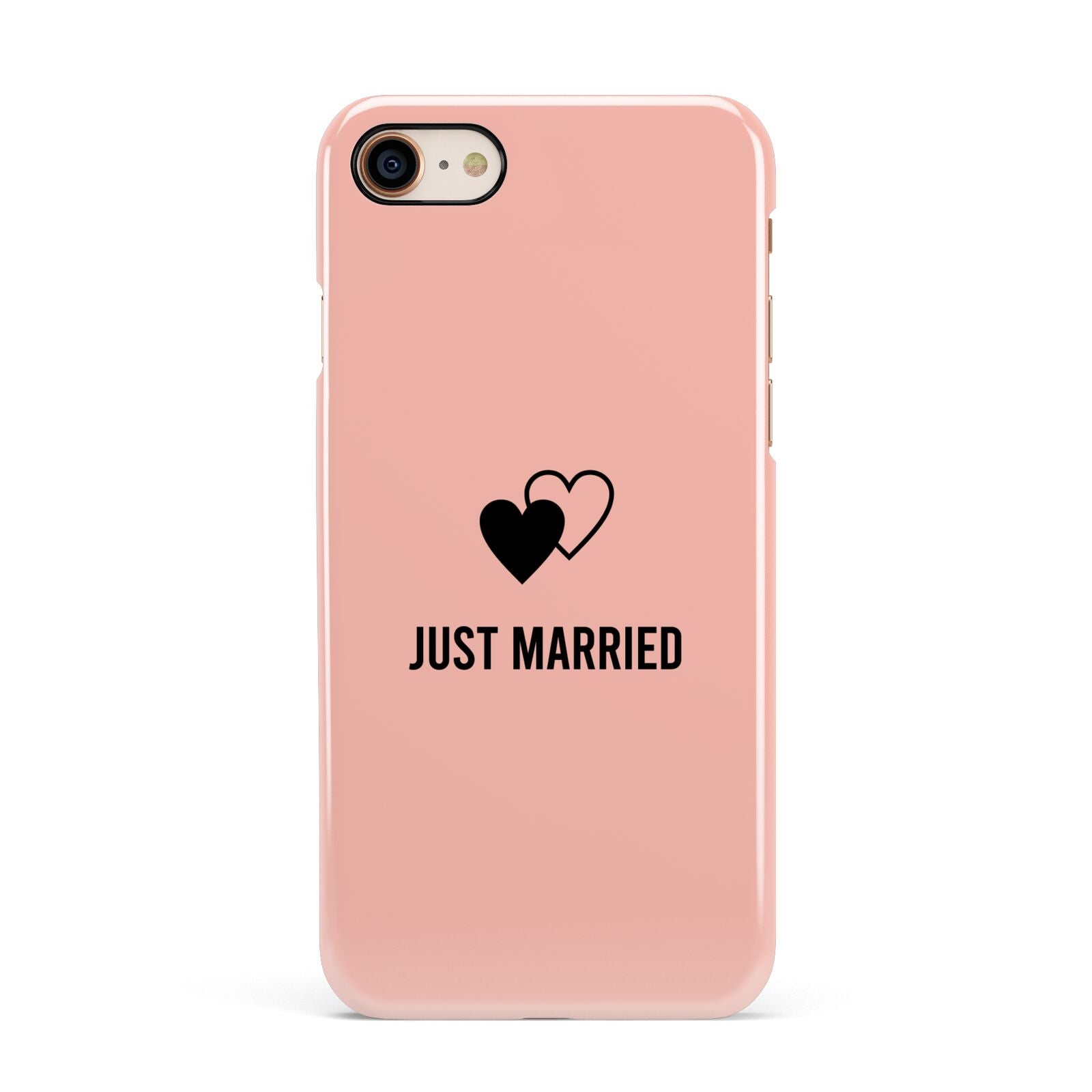 Just Married Apple iPhone 7 8 3D Snap Case