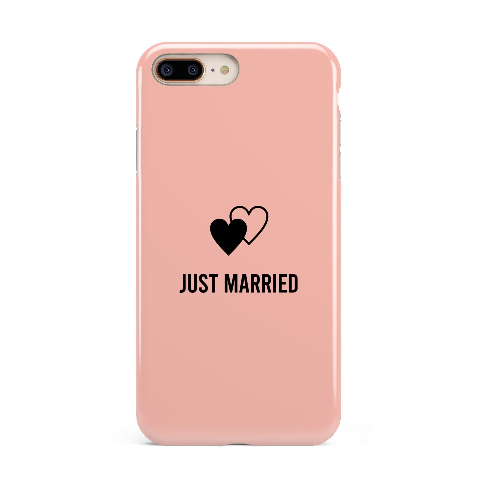 Just Married Apple iPhone 7 8 Plus 3D Tough Case