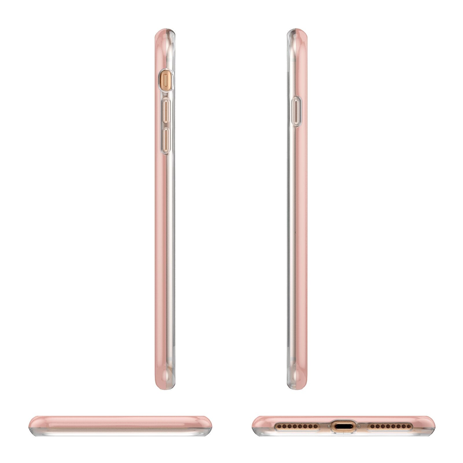 Just Married Apple iPhone 7 8 Plus 3D Wrap Tough Case Alternative Image Angles