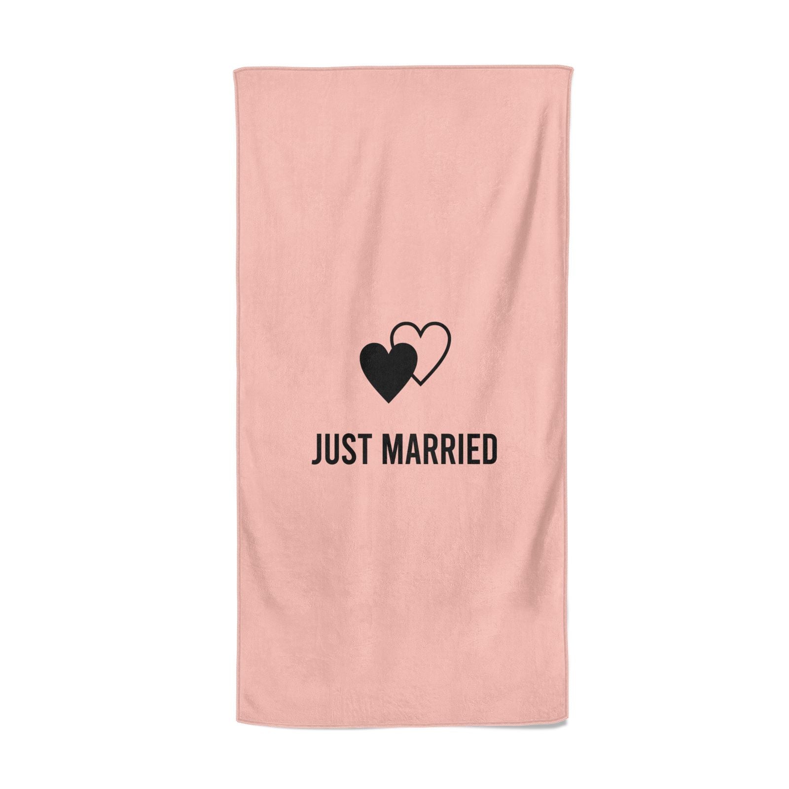 Just Married Beach Towel