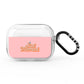 Just Married Pink AirPods Pro Clear Case