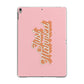 Just Married Pink Apple iPad Grey Case