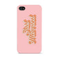 Just Married Pink Apple iPhone 4s Case
