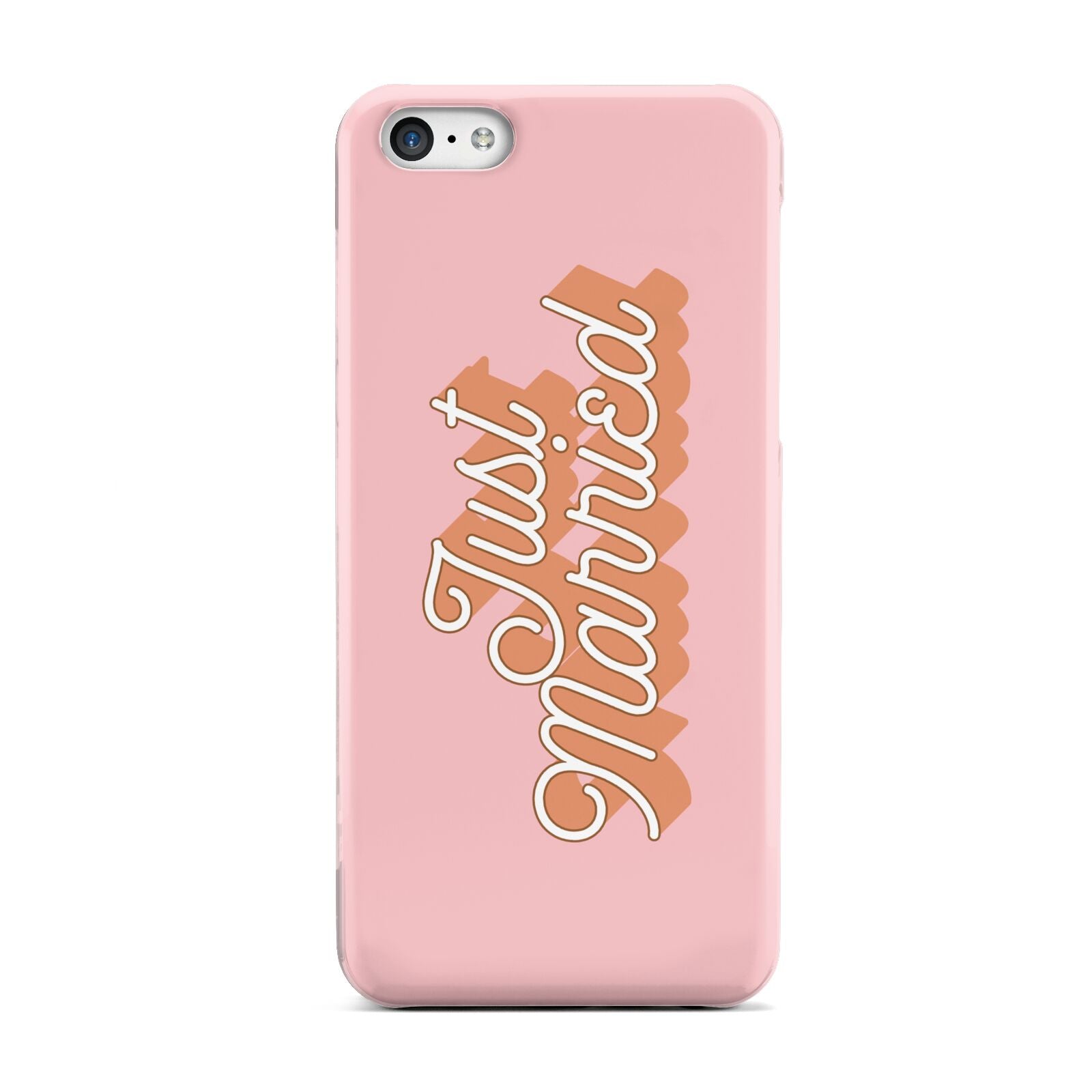 Just Married Pink Apple iPhone 5c Case