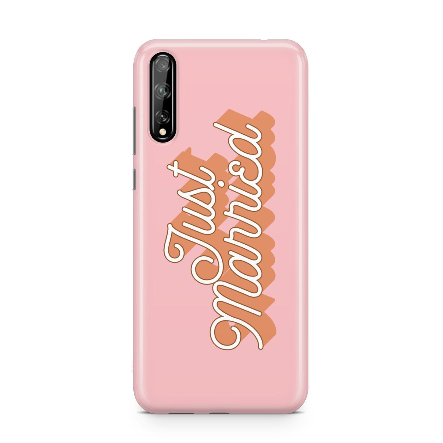 Just Married Pink Huawei Enjoy 10s Phone Case